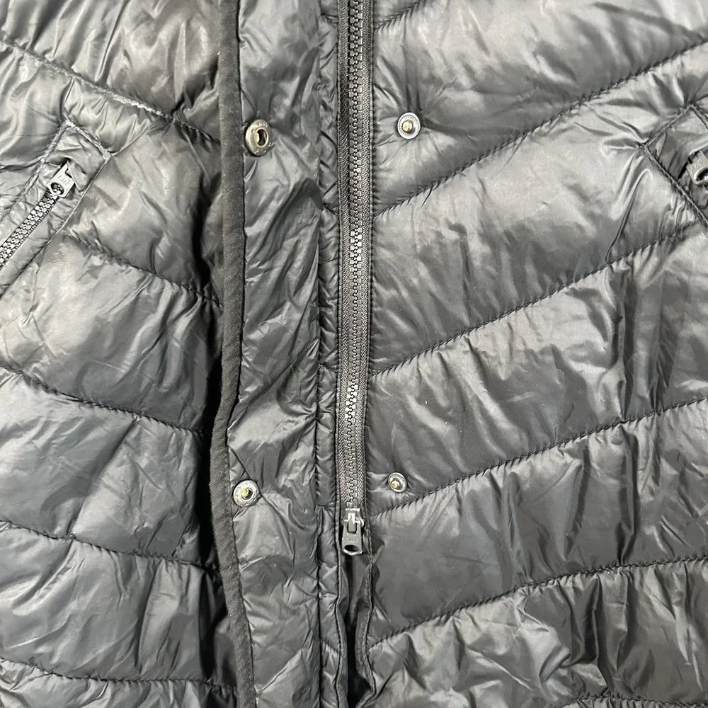 Abercrombie & Fitch Jacket Womens Medium Hooded Puffer Water Wind‎ Resistant